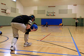 Detalhe de bola de Goalball